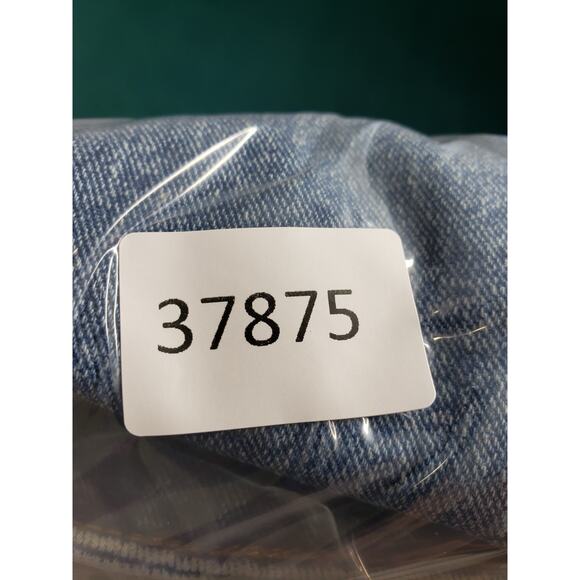 Express Jeans Size 30x32 Mens Blue Pants Denim Baggy Mid Rise Slim Straight - Picture 14 of 14